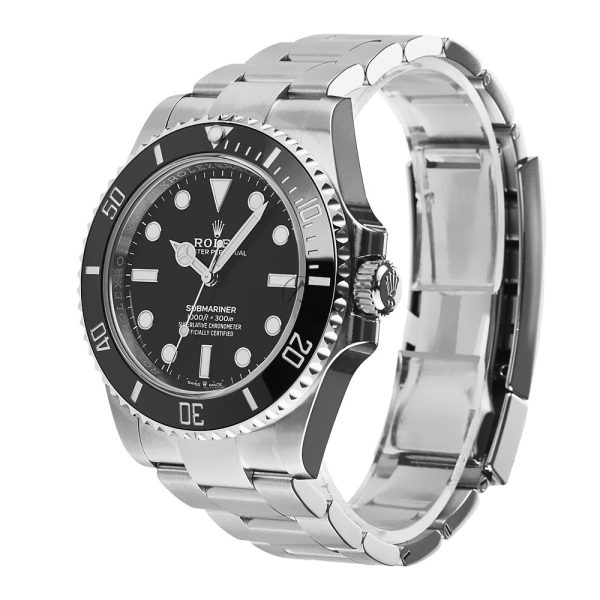 ⁦Rolex Submariner Black Dial Oystersteel 41mm Men's Watch 124060⁩ - الصورة ⁦3⁩