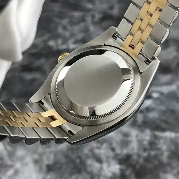 ⁦Rolex Datejust Series Gold Champagne Tray 3135 Movement Automatic Mechanical Men's Watch⁩ - الصورة ⁦5⁩