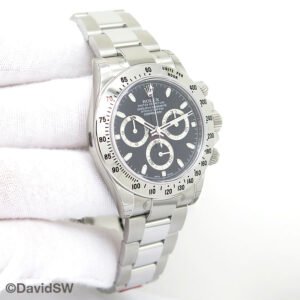 Rolex 116520 Cosmograph Daytona with Black Dial (New Old Stock)