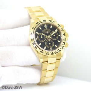 Rolex 116508 Cosmograph Daytona 18K with Black Dial