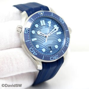 Omega Seamaster Diver 300m “Summer Blue” on Strap