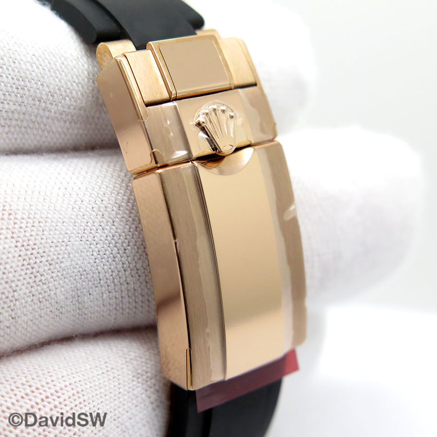 Rolex 116695 Yachtmaster 18K Rose Gold with Gem Set Bezel - Image 7