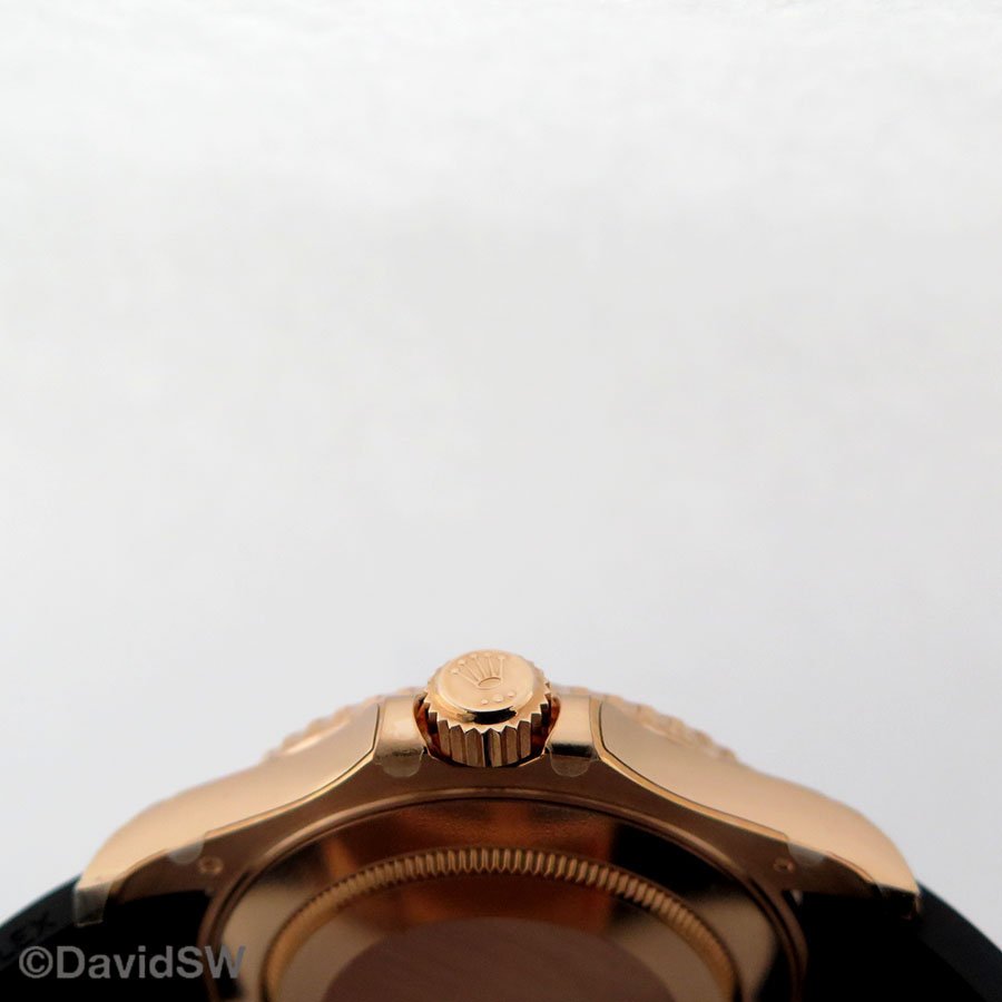 Rolex 116695 Yachtmaster 18K Rose Gold with Gem Set Bezel - Image 4