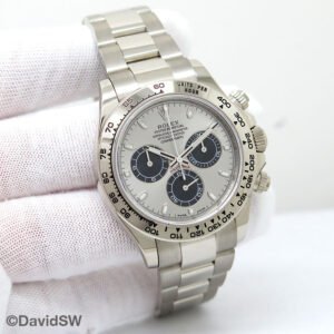 Rolex 116509 Cosmograph Daytona 18K White Gold with Steel Dial