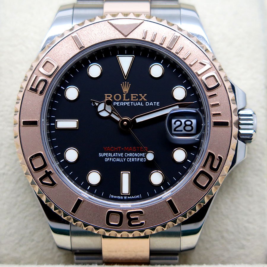 Rolex 268621 Yachtmaster 18K/SS with Black Dial 37mm - Image 3