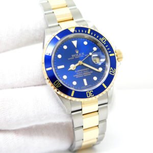 Rolex 16613LB Submariner 18K/SS with Blue Dial