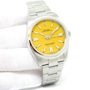 Rolex 124300 Oyster Perpetual 41mm with Yellow Dial