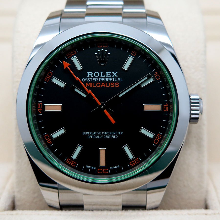 Rolex 116400GV Milgauss with Black Dial (New Old Stock) - Image 3