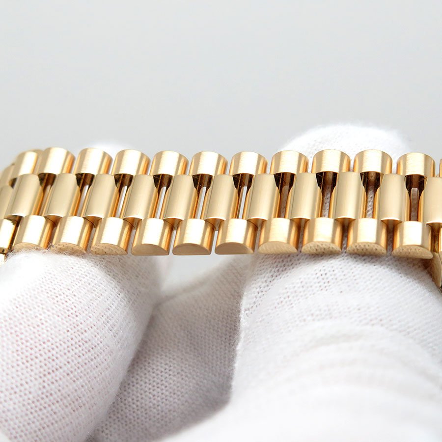 Rolex 278288RBR Datejust 18K Yellow Gold with Olive Floral Diamond Motif Dial - Image 8