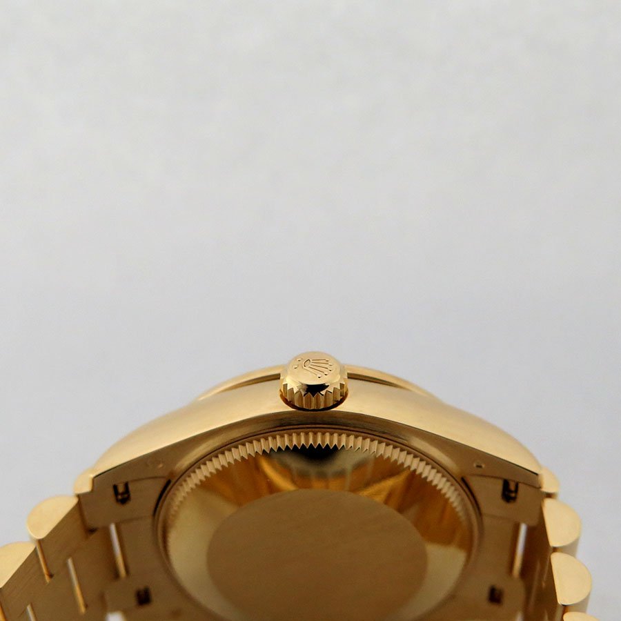 Rolex 278288RBR Datejust 18K Yellow Gold with Olive Floral Diamond Motif Dial - Image 4