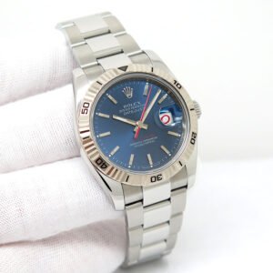 Rolex 116264 Datejust Turn-O-Graph with Blue Dial on Oyster
