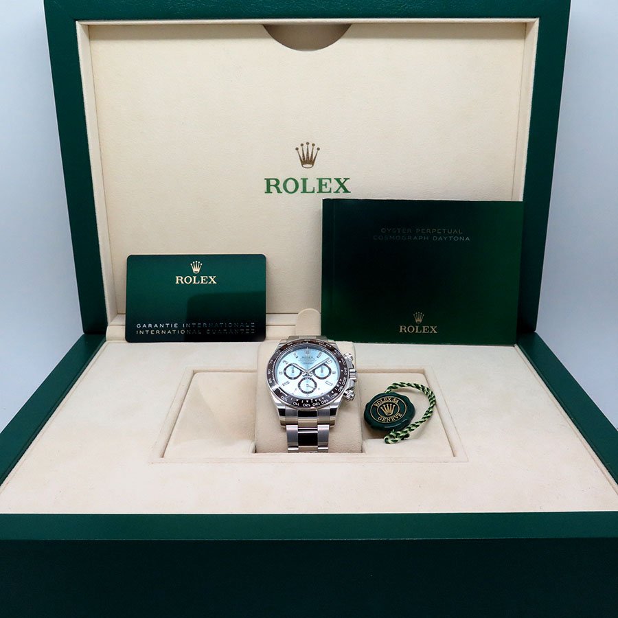 Rolex 126506 Cosmograph Daytona Platinum with Ice Blue Diamond Baguette Dial - Image 2