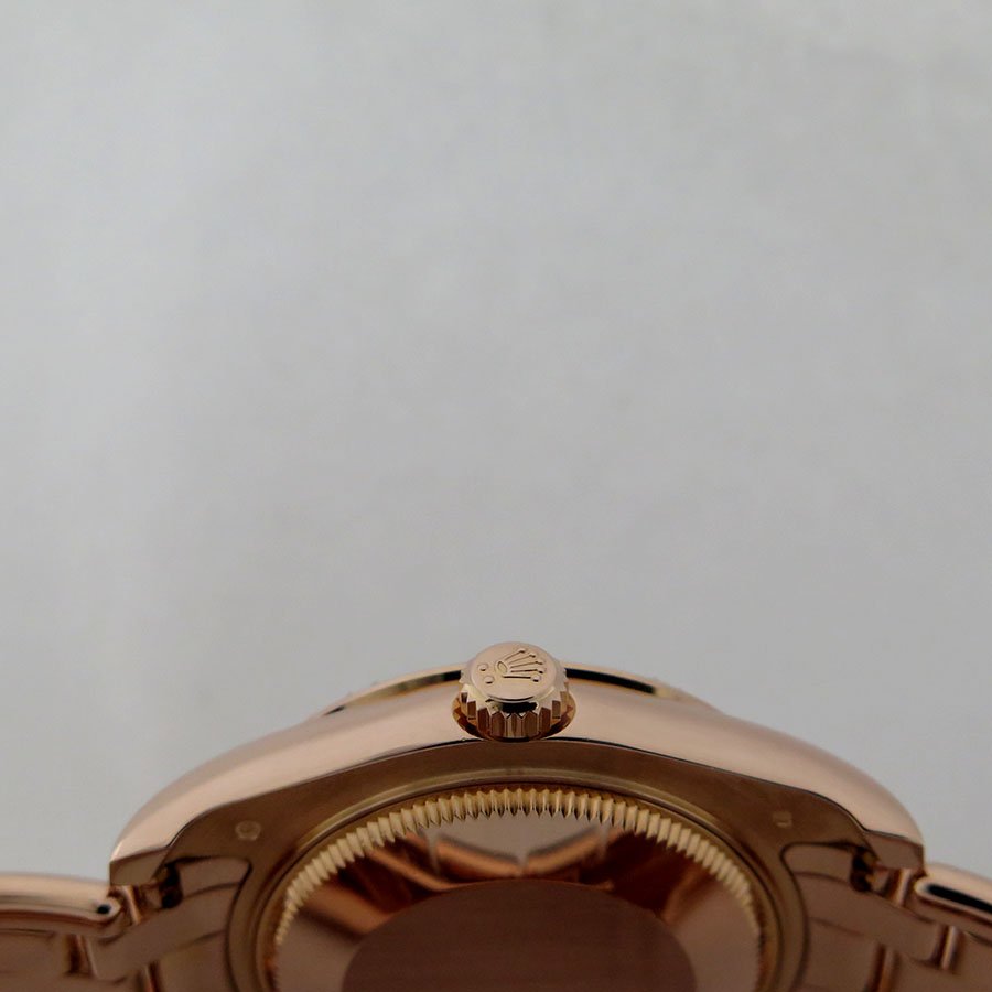 Rolex 81315 Datejust Pearlmaster with Chocolate Roman Diamond VI / Bezel - Image 5