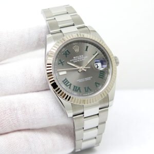 Rolex 126334 Datejust 41 with Slate Roman Dial on Oyster