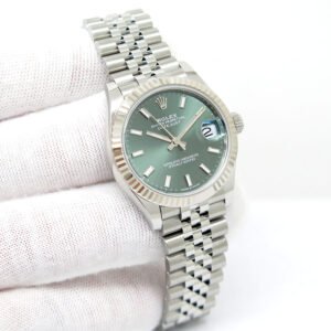 Rolex 278274 Datejust with Mint Green Dial on Jubilee
