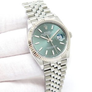 Rolex 126234 Datejust with Mint Green Dial on Jubilee