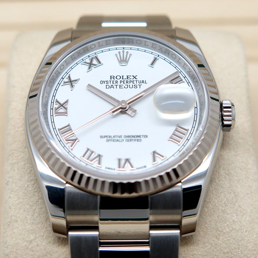 Rolex 116234 Datejust with White Roman Dial on Oyster - Image 3