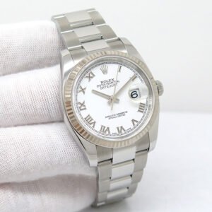 Rolex 116234 Datejust with White Roman Dial on Oyster