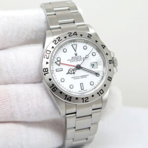 Rolex 16570 Explorer II with White Dial and 3186 Movement