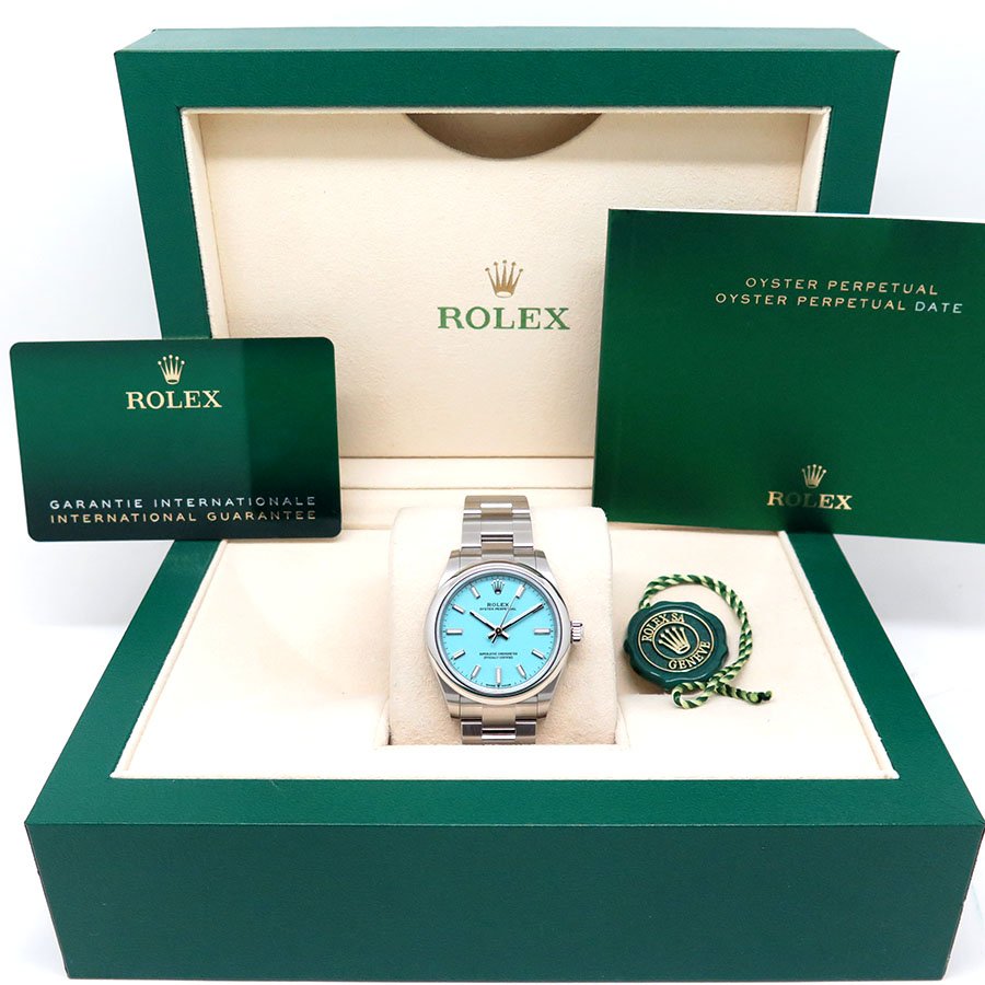 Rolex 277200 Oyster Perpetual 31 with Turquoise Dial - Image 2