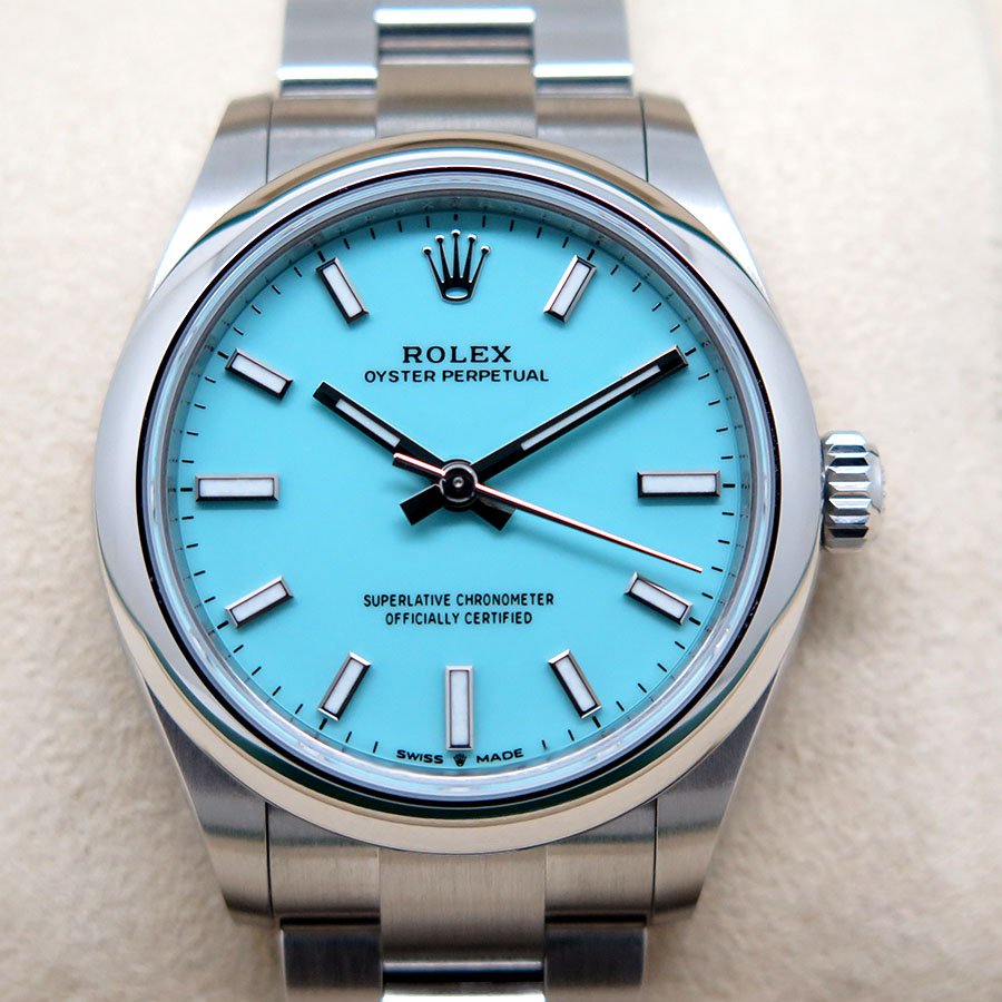 Rolex 277200 Oyster Perpetual 31 with Turquoise Dial - Image 3