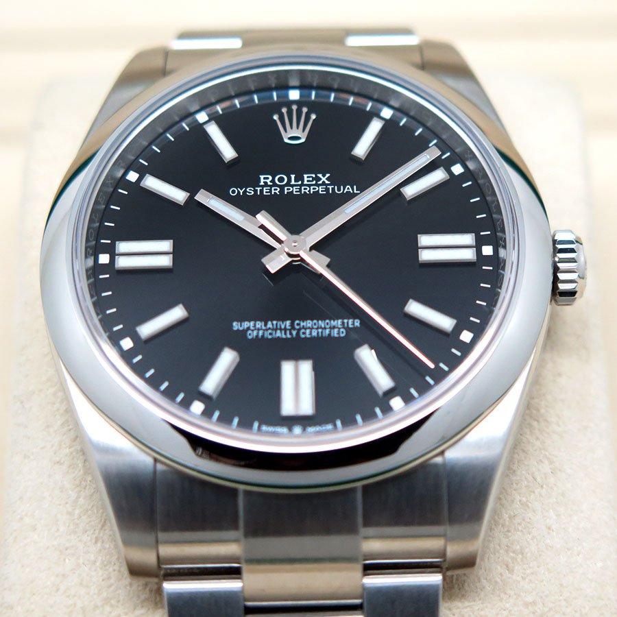 Rolex 124300 Oyster Perpetual 41 with Black Dial - Image 3
