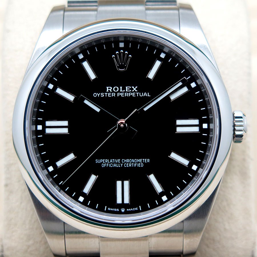 Rolex 124300 Oyster Perpetual 41 with Black Dial - Image 4