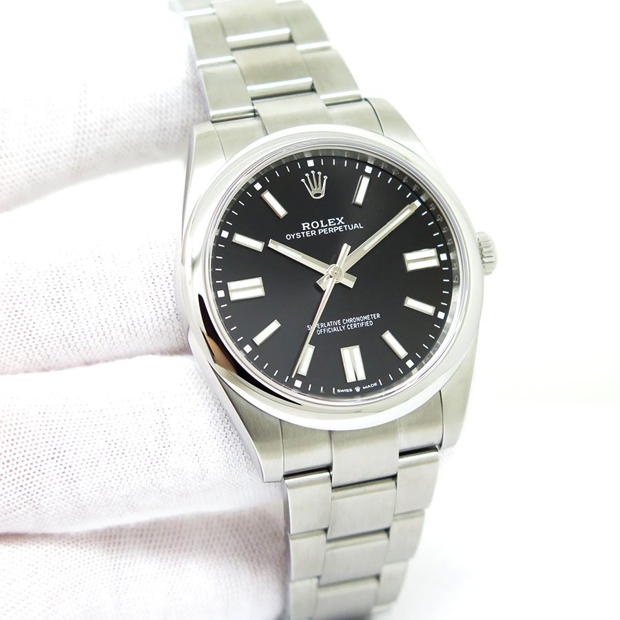 Rolex 124300 Oyster Perpetual 41 with Black Dial