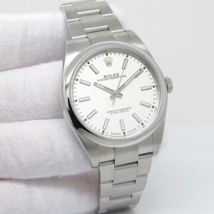 Rolex 114300 Oyster Perpetual with White Dial
