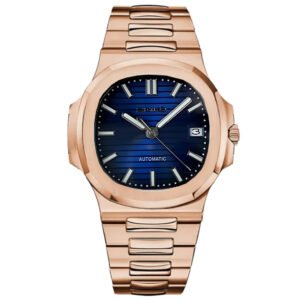 SILLNAUT MOD ROSE GOLD ( BLUE DIAL )